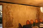 Formal Dining Room Faux Finish and Art Decor